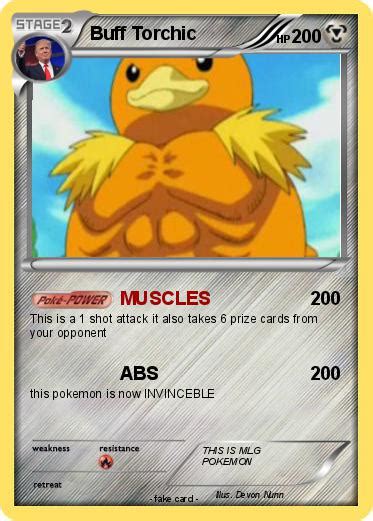Pokémon Buff Torchic 2 2 Muscles My Pokemon Card