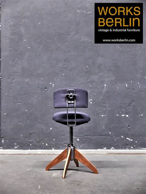 60 € abholung an der sb rampe leutershausener str. restaurierter ROWAC Stuhl - Ikonen der Industriemöbel ...