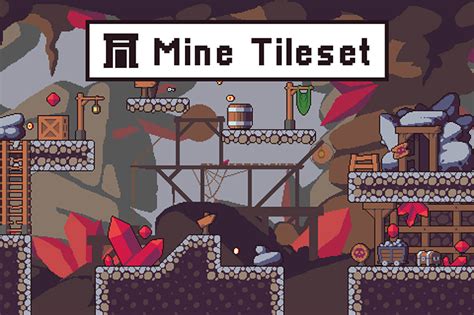 Discover 100+ tileset designs on dribbble. Mine 2D Tileset Pixel Art by Free Game Assets (GUI, Sprite ...