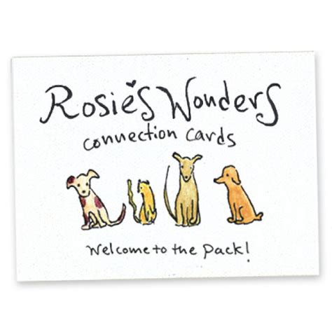 Rosies Wonders Connection Cards