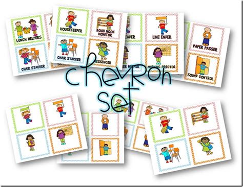 Free Chevron Classroom Labels With Pictures Year Of Many Firsts