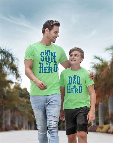 Matching Dad And Son T Shirts Dad Son Dads Sons