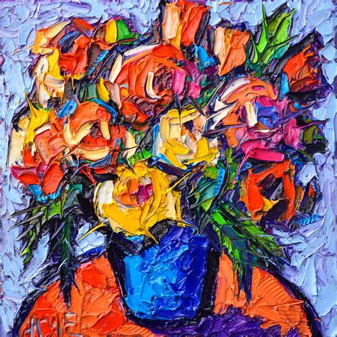 Abstract Flowers Oil Paintings Best Painting Collection