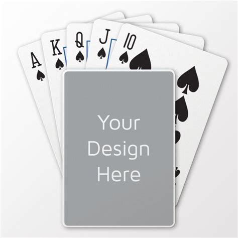 Create Your Own Standard Face Playing Cards In 2021