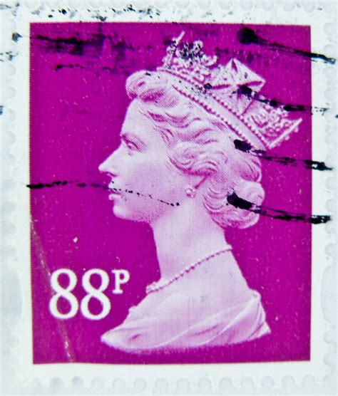 Beautiful Stamp Gb 88p Machin Queen Elizabeth Lilac Great Flickr