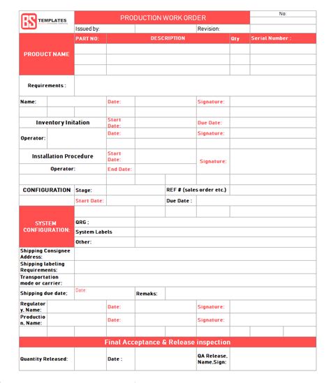 Not only do they track and streamline the process of completing the task for. Work Order | 11+ Free Work order form format template for ...