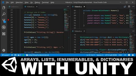 Unity C Fundamentals Collections Arrays Lists Ienumerables And