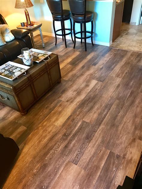 With the antimicrobial finish and 100% waterproof design, installing in a bathroom, kitchen or laundry room is a great idea. Our newly installed GORGEOUS Lifeproof Multi-Width X 47.6 inch Walton Oak Luxury Vinyl Plank ...