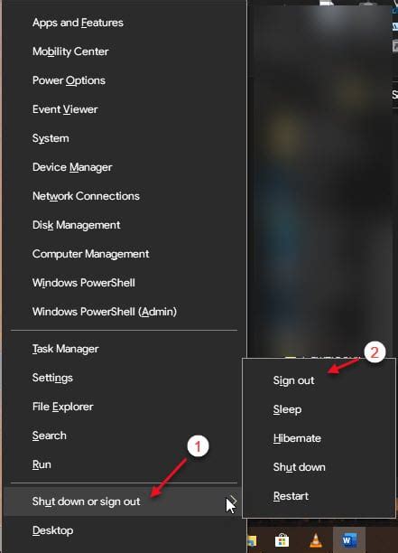 Windows Logoff Shortcut How To Log Off Windows 10