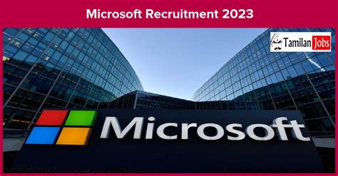 Microsoft Recruitment 2023 Apply Online Job Openings