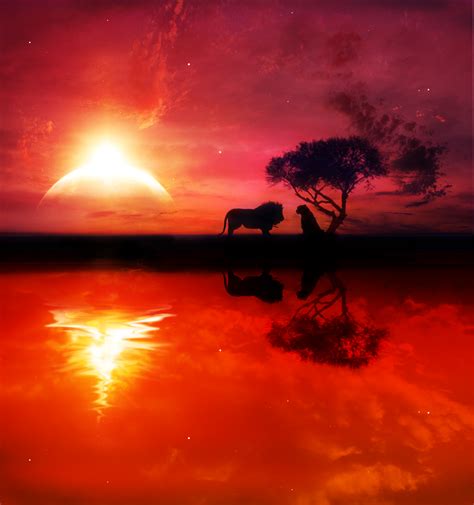 A Fantasy African Sunset By Alextokmakchiev On Deviantart