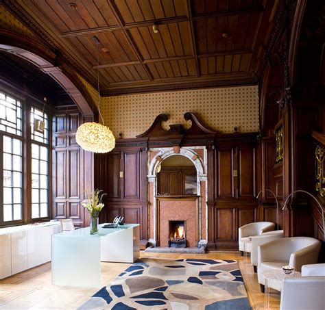 Hotel Lobby Interior Photographer London Traditional Wood Panelling 26