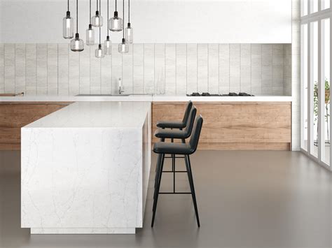 Silestone Eternal Calacatta Gold Designer Kitchen Countertops From
