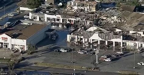 Devastating Aerial Footage Shows Destruction Caused By Dallas Tornado