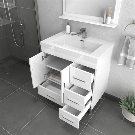 Maybe you would like to learn more about one of these? Alya Bath Ripley 30 inch Modern Bathroom Vanity with ...