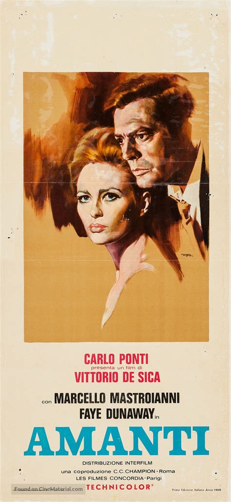 Amanti 1968 Italian Movie Poster