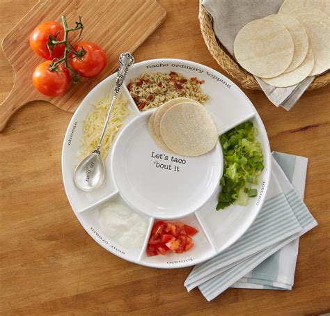 Chip & Dip Sets Mud Pie Circa Lets Dip Set White Serving Dishes, Trays