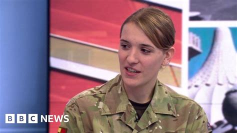 Transgender Officer In The Army Hails Positive Attitude Bbc News
