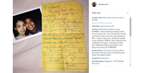 Claudine Barretto Shares Old Love Letter Of Her Late Boyfriend Rico Yan