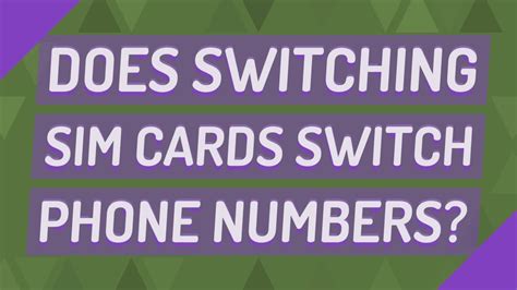 Check spelling or type a new query. Does switching SIM cards switch phone numbers? - YouTube