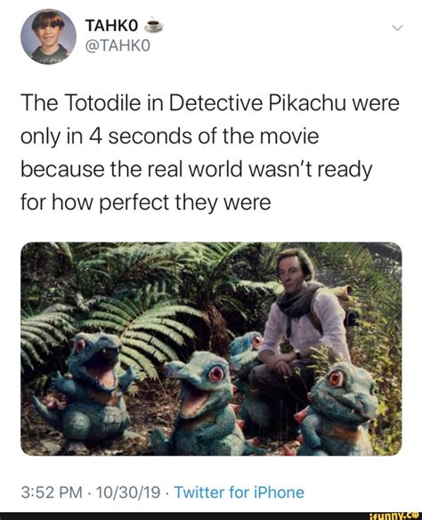 The Totodile In Detective Pikachu Were Only In 4 Seconds Of The Movie