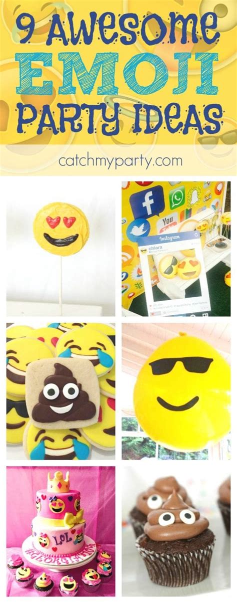 9 Awesome Emoji Party Ideas Catch My Party