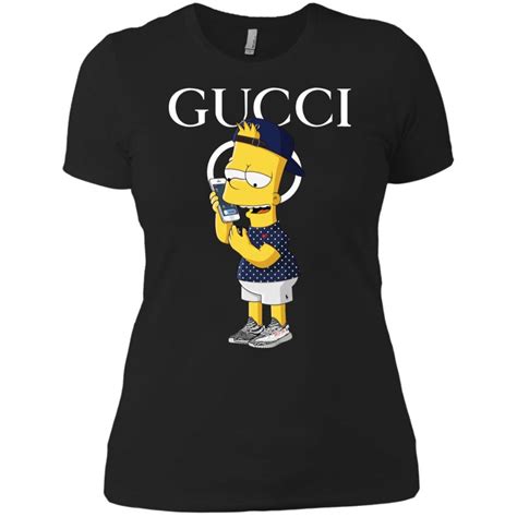 Gucci Bart Simpson Women S T Shirt The Geek Ts Yeezy Womens T Shirts For Women Shirts