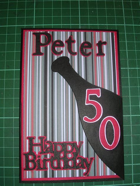 Check spelling or type a new query. cricut male 50th birthday card | 50th birthday cards, Birthday cards for men, Birthday cards