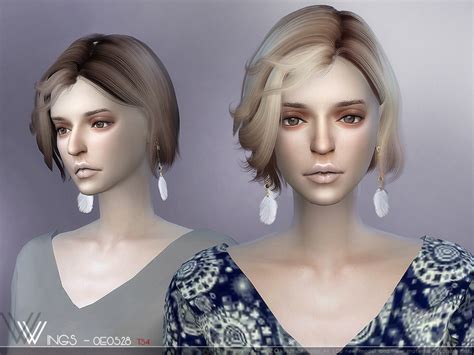 Woman Hair Short Hairstyle Fashion The Sims 4 P1 Sims4 Clove