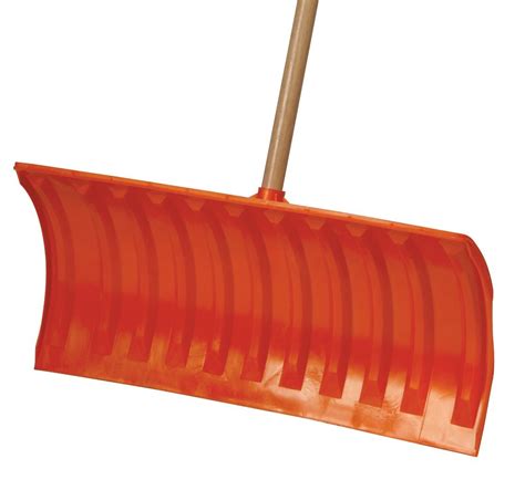 Emsco Group Bigfoot 25 Poly Pusher Snow Shovel With Wooden Handle