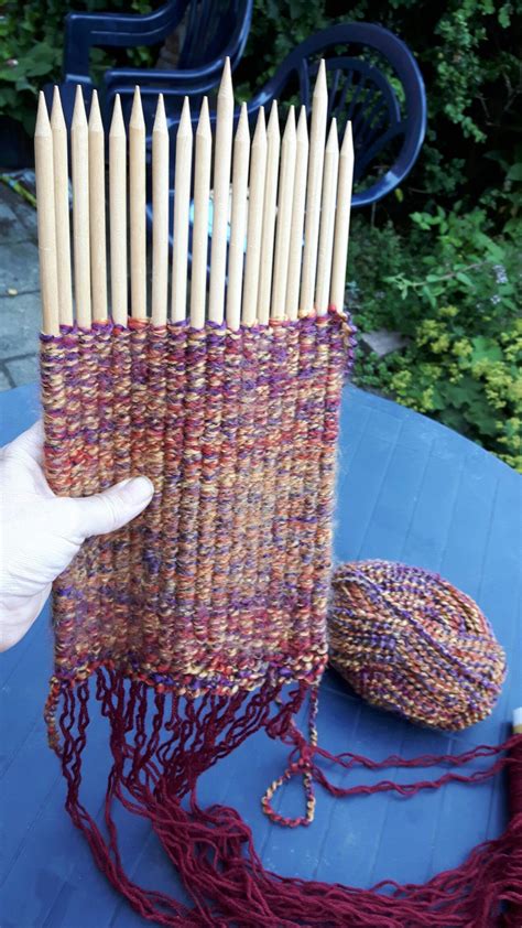 First Attempt With Stick Weaving Tapestry Loom Weaving Diy Weaving