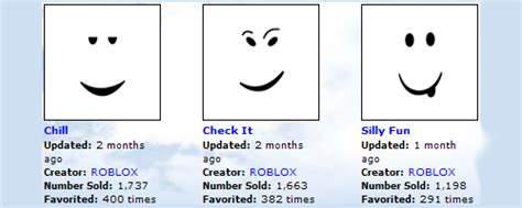 Roblox Faces With Names