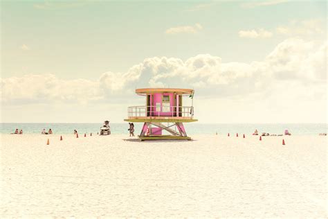 Miami Beach Lifeguard Stand Ii Beach Ldkphoto · Art Photographs