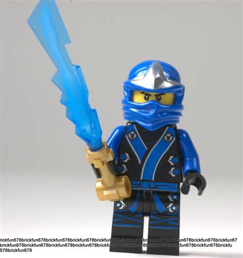 Lego New Ninjago Blue Ninja Jay Kimono Minifigure W Elemental Sword