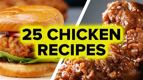 Grilled chicken and garden salsa. 25 Chicken Recipes - YouTube