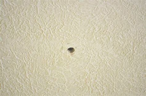 How To Patch Small Holes In A Textured Ceiling Ceiling Texture