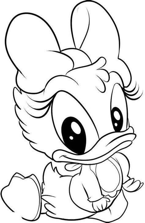 Baby Daisy Disney Coloring Pages Cute Coloring Pages