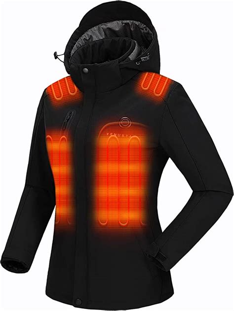 Venustas Womens Heated Jacket With Battery Pack 74v