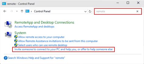 How To Invite Remote Assistance Windows 10