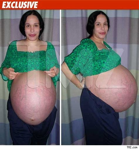 Nadya Suleman S Octuplet Pregnant Belly Photo Huffpost