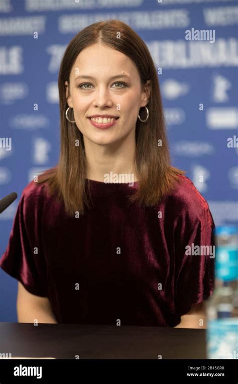 Paula Beer Poses At The Photo Call Of Undine During The 70th Berlinale International Film