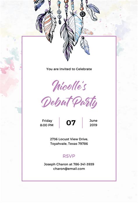 invitation templates word  psd publisher