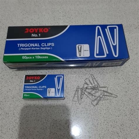 Jual Paper Clip No Joyko Trigonal Clip No Joyko Jakarta Utara Hm Stationary Tokopedia