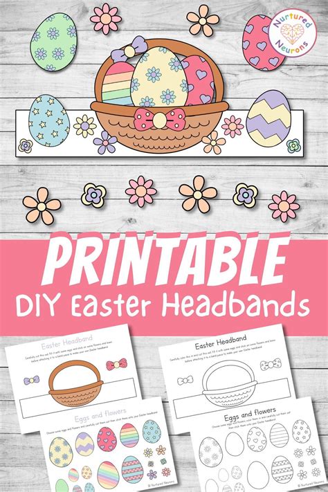 Diy Easter Headband Craft Printable Easter Crown Artofit