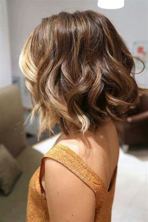 Layered Medium Ombre Hairstyle With Waves Ombre Color 2015