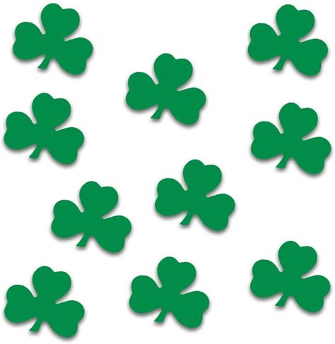 Knowledge Tree The Beistle Co Green Shamrock Cutouts 10 Piece