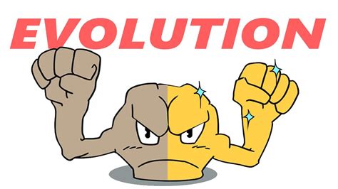 Geodude Evolution Normal And Shiny Pokemon Transformation Animation