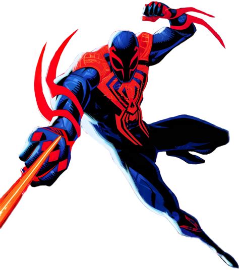 Spider Man 2099 Miguel Ohara Png Render Spiderman By Marcopolo157 On