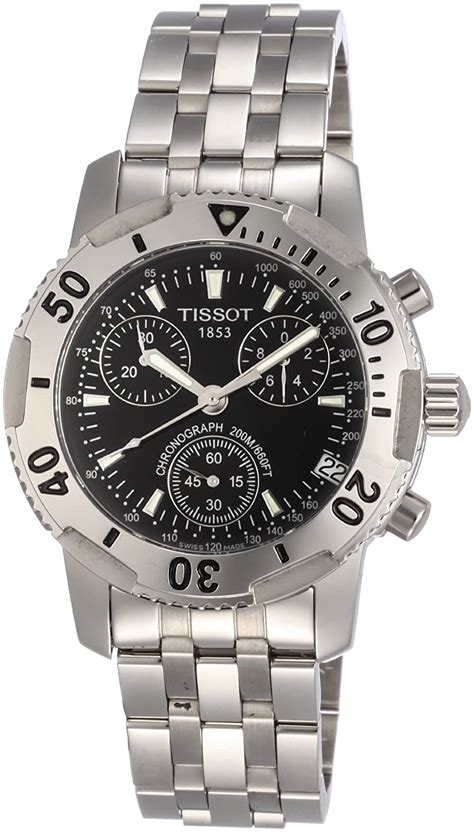 Tissot Mens T17148655 Prs 200 Chronograph Stainless Steel Watch Ebay