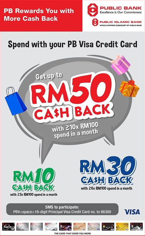 New Public Bank Credit Card Campaign Offers Up To Rm50 Cashback